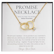 Sterling Silver Promise Ring Necklace