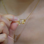 Sterling Silver Promise Ring Necklace