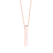 Pillar Necklace with Engraving