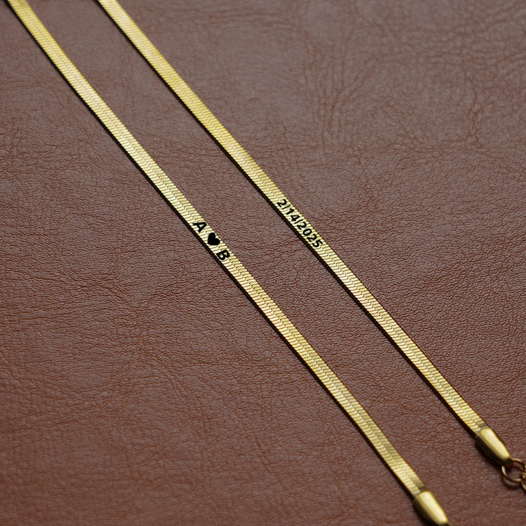 Engraved Rope Bracelet Set