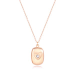 Isabella Rectangle Locket Necklace