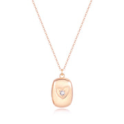 Isabella Rectangle Locket Necklace