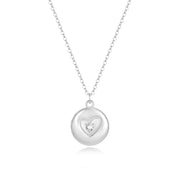Isabella Circle Locket Necklace