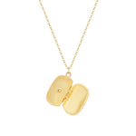Isabella Rectangle Locket Necklace