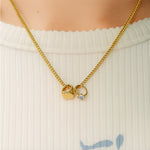 Mini Promise Ring Necklace