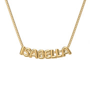 Custom Bubble Letter Necklace