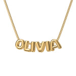 Custom Bubble Letter Necklace