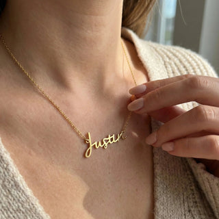 Name Plate Necklace