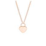 Initials Heart Pendant Necklace