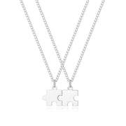 Personalized Puzzle Necklace Set