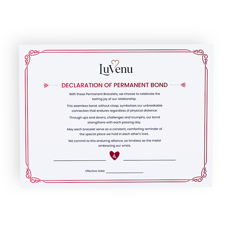 Declaration of Permanent Bond