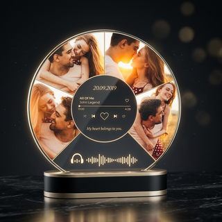 Custom Spotify Plaque with Photo & Song
