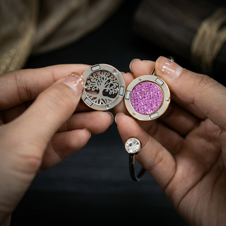 Aromatherapy Diffuser Bracelet with Essential Oil Locket