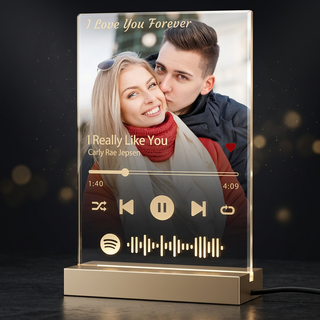 Custom Spotify Plaque with Photo & Song