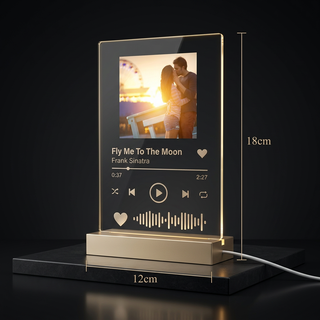 Custom Spotify Plaque with Photo & Song