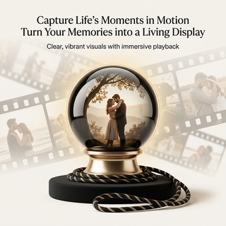 Personalized Video Glass Ball Lamp with Sound