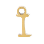 Permanent Bracelet Letter Charm