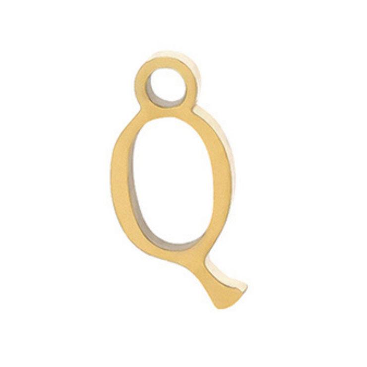 Permanent Bracelet Letter Charm