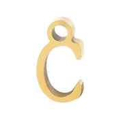 Permanent Bracelet Letter Charm