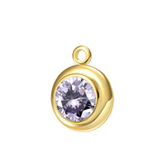 Permanent Bracelet Birthstone Charm