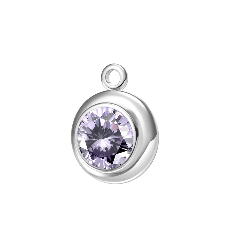 Permanent Bracelet Birthstone Charm