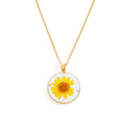 Birth Month Flower Necklace