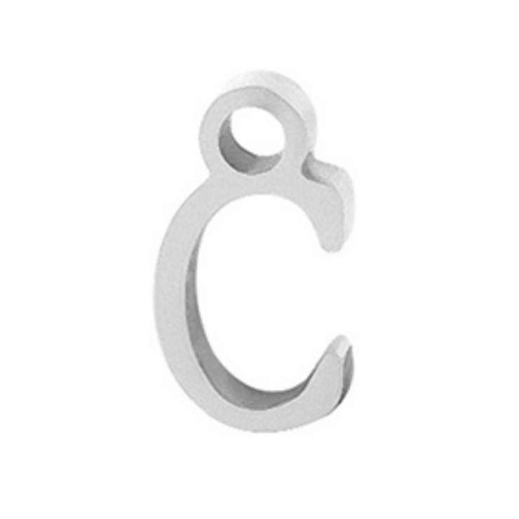 Permanent Bracelet Letter Charm