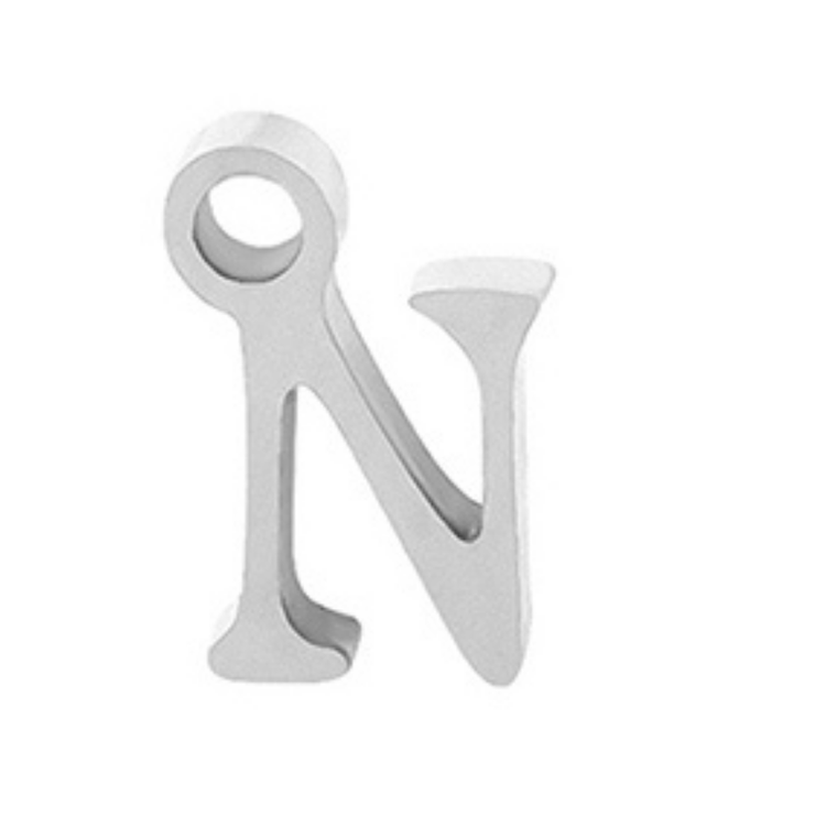 Permanent Bracelet Letter Charm