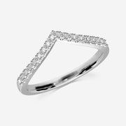 Curved V-Shape Ring
