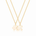 Personalized Puzzle Necklace Set