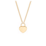 Initials Heart Pendant Necklace