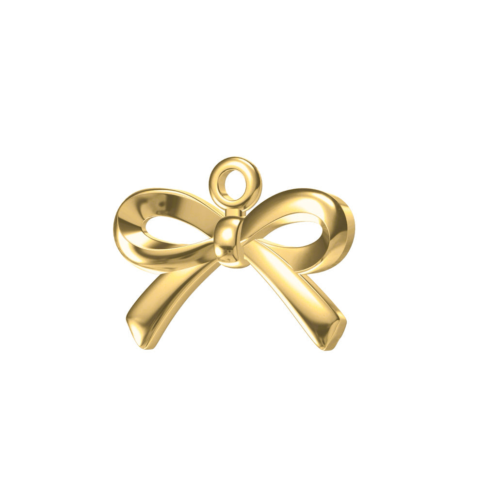 Permanent Bracelet Bow Charm