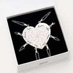 Custom Puzzle Heart Necklace
