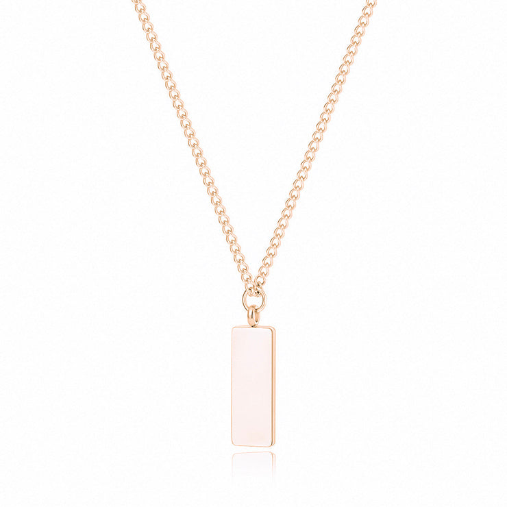 Custom Engraved Minimal Necklace