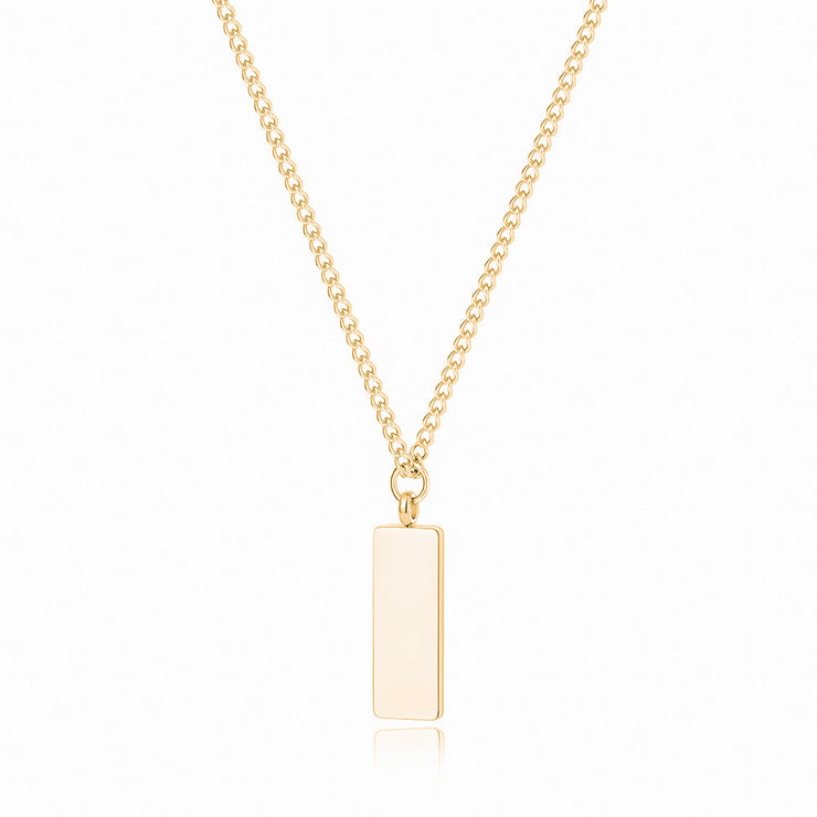 Custom Engraved Minimal Necklace