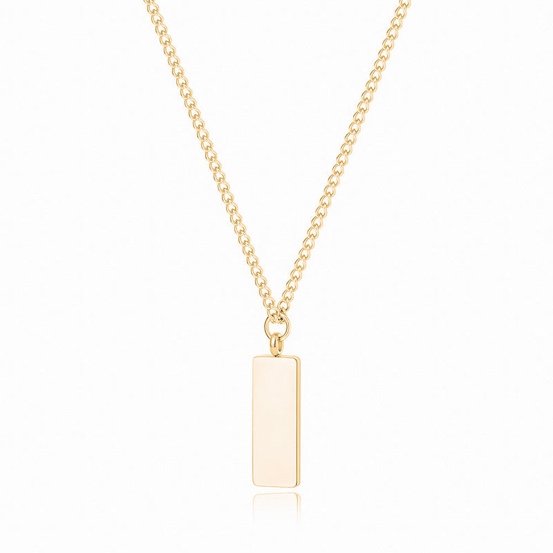 Custom Engraved Minimal Necklace