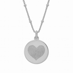 Heart Fingerprint Necklace