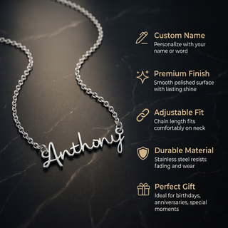 Name Plate Necklace