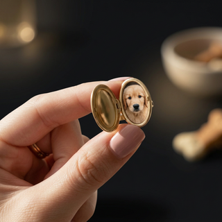 Oval Locket Ring