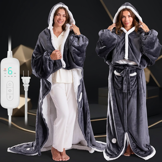 The heated wearable blanket that moves with you