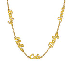 Custom Multi Name Necklace