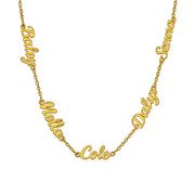 Custom Multi Name Necklace