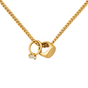 Mini Promise Ring Necklace