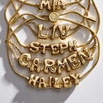 Bubble Letter Bracelet