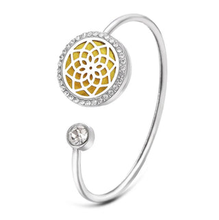 Aromatherapy Diffuser Bracelet with Essential Oil Locket