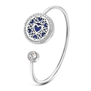 Aromatherapy Diffuser Bracelet with Essential Oil Locket