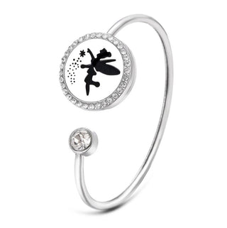 Aromatherapy Diffuser Bracelet with Essential Oil Locket