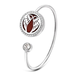 Aromatherapy Diffuser Bracelet with Essential Oil Locket