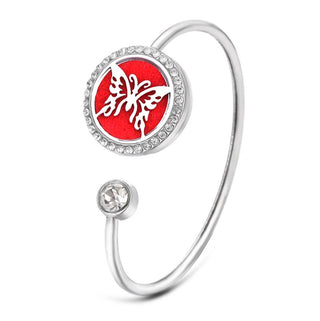 Aromatherapy Diffuser Bracelet with Essential Oil Locket