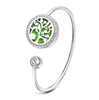 Aromatherapy Diffuser Bracelet with Essential Oil Locket